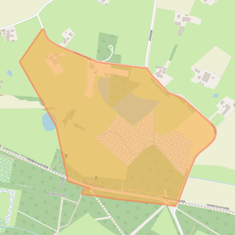 Kaart van postcodegebied 7251NC.