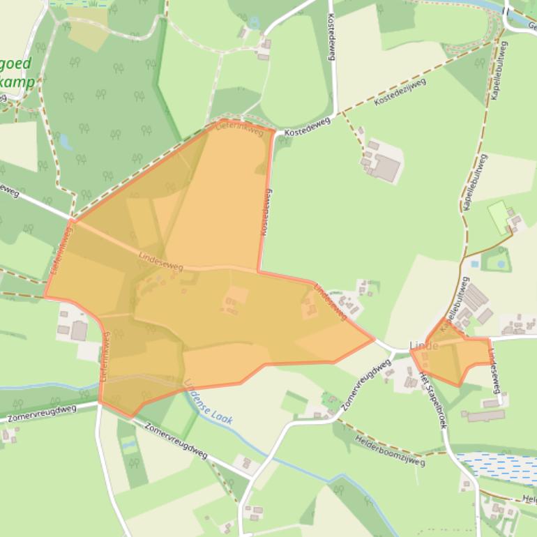 Kaart van postcodegebied 7251NM.