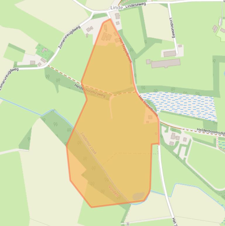 Kaart van postcodegebied 7251NP.