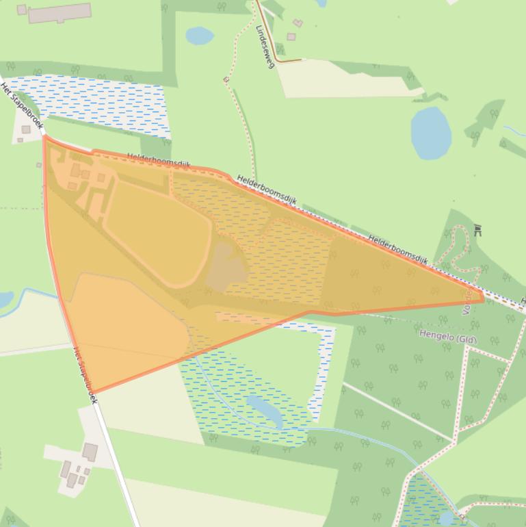 Kaart van postcodegebied 7251NR.