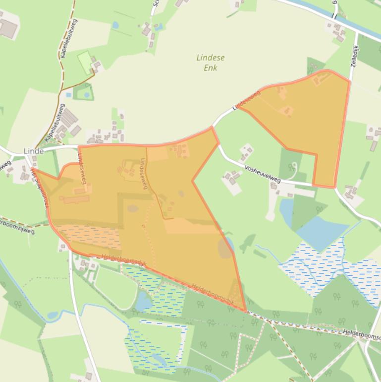 Kaart van postcodegebied 7251NS.