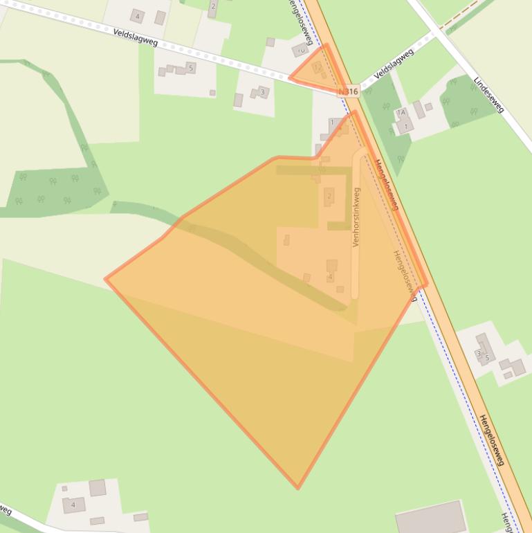 Kaart van postcodegebied 7251PE.