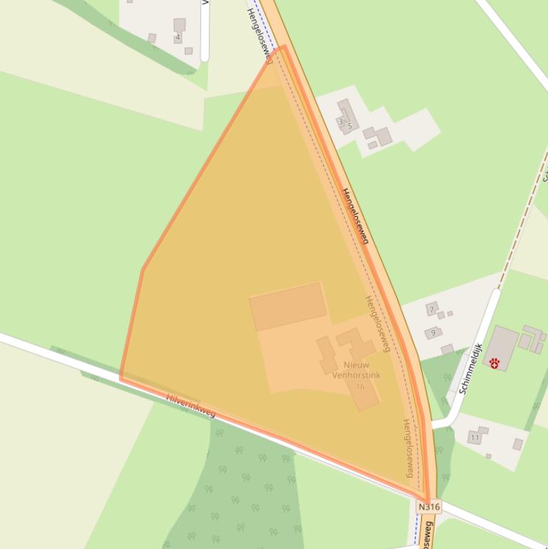 Kaart van postcodegebied 7251PG.