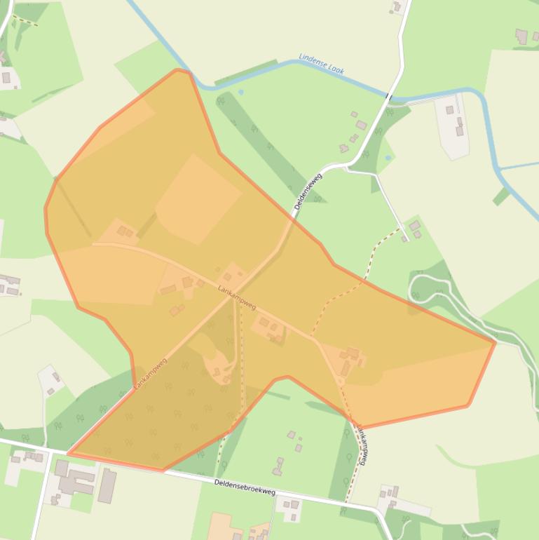 Kaart van postcodegebied 7251PM.
