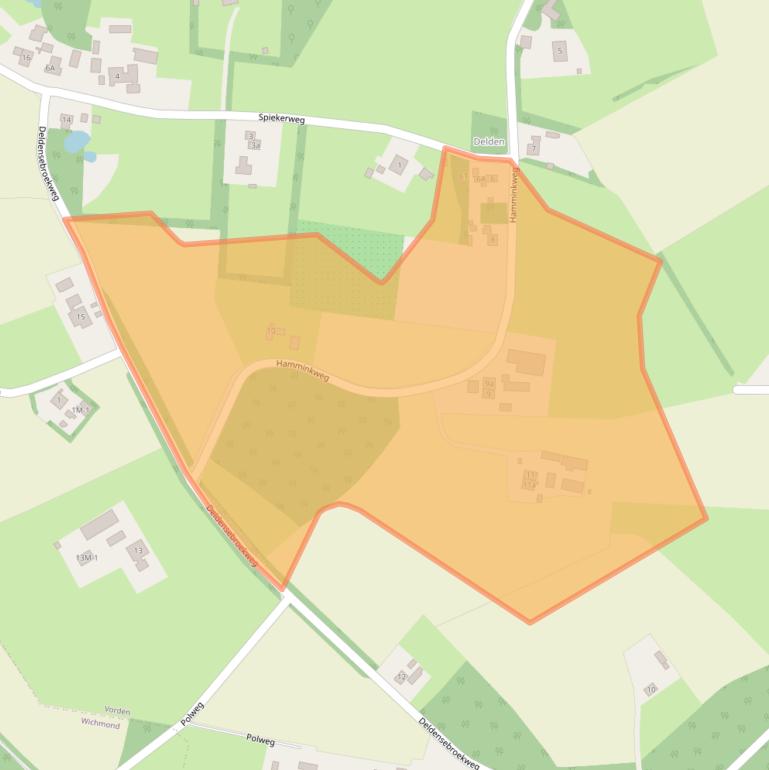 Kaart van postcodegebied 7251PZ.