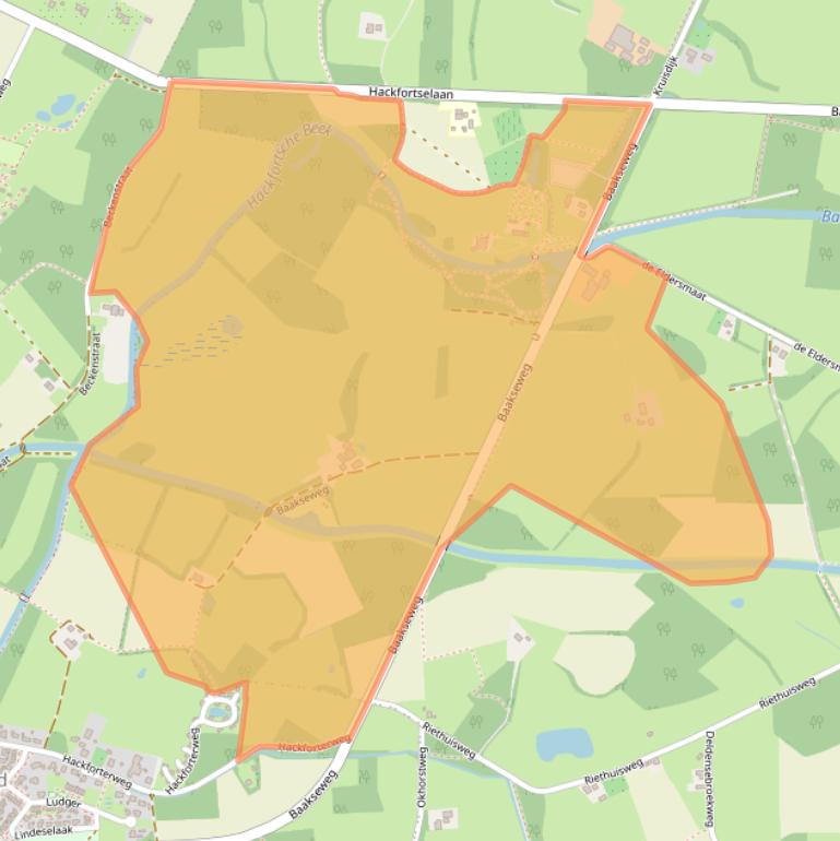 Kaart van postcodegebied 7251RH.