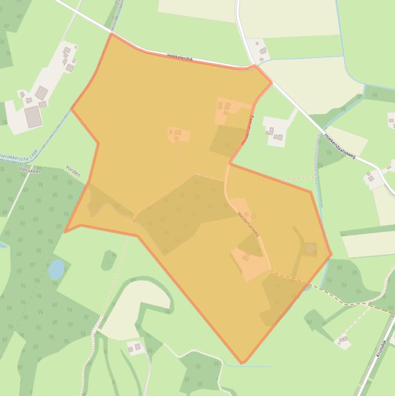 Kaart van postcodegebied 7251RN.