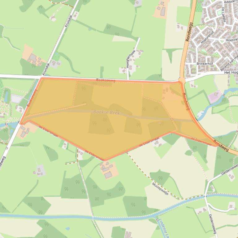 Kaart van postcodegebied 7251RW.