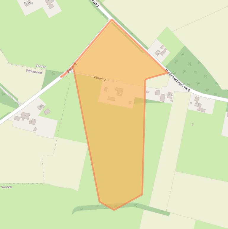 Kaart van postcodegebied 7251RZ.