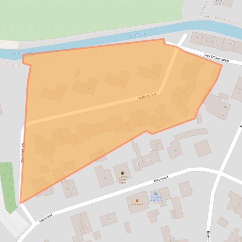 Kaart van postcodegebied 7251SE.