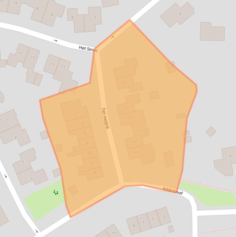 Kaart van postcodegebied 7251VC.