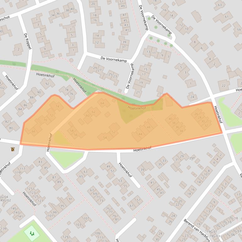 Kaart van postcodegebied 7251WG.