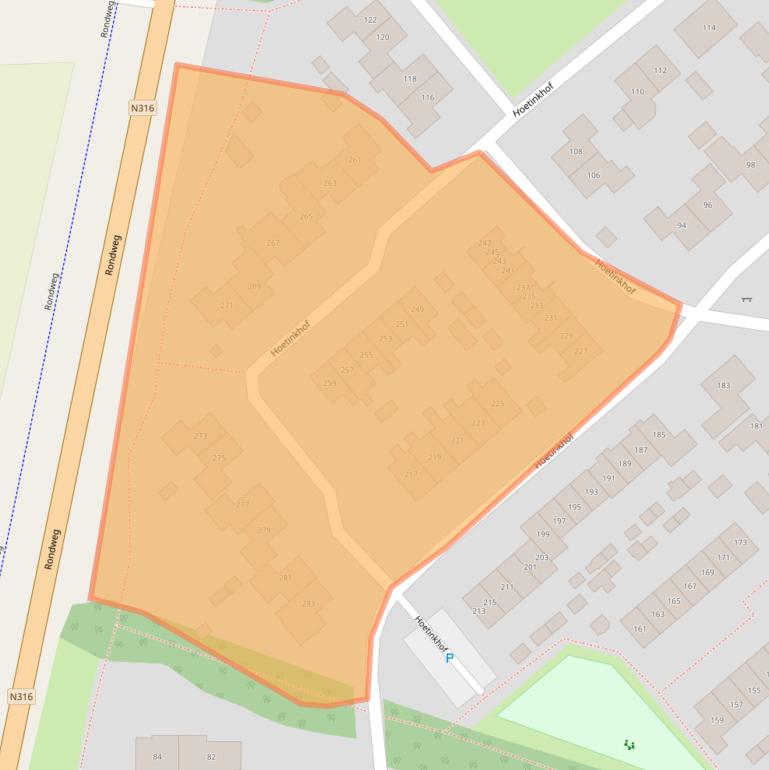 Kaart van postcodegebied 7251WN.