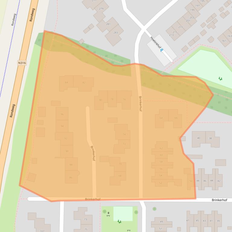 Kaart van postcodegebied 7251WP.