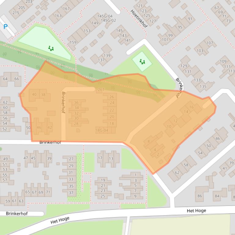 Kaart van postcodegebied 7251WR.