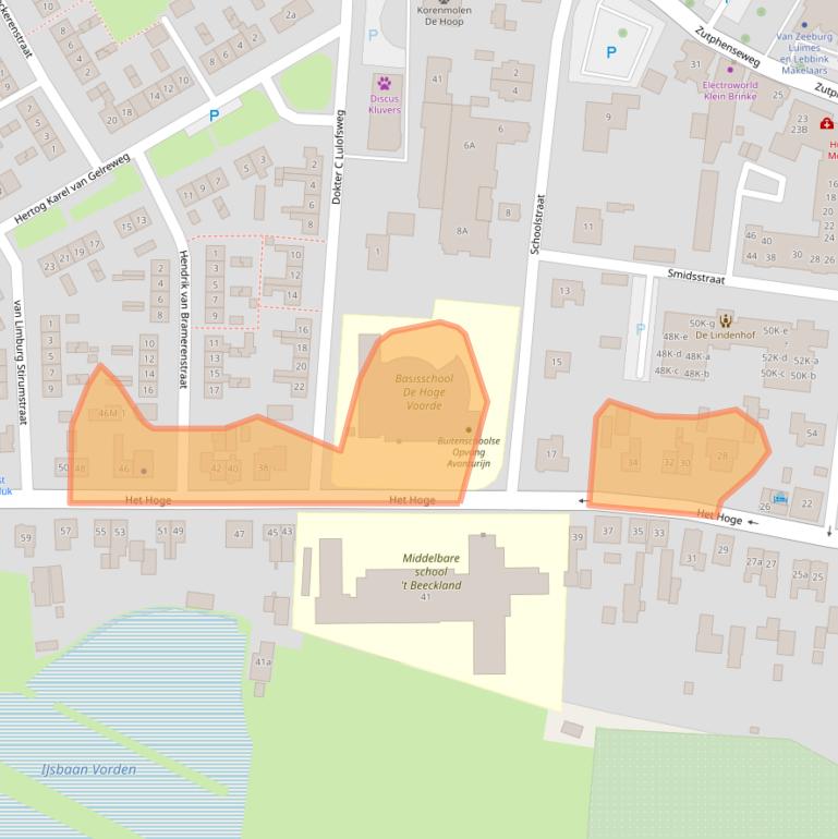 Kaart van postcodegebied 7251XX.