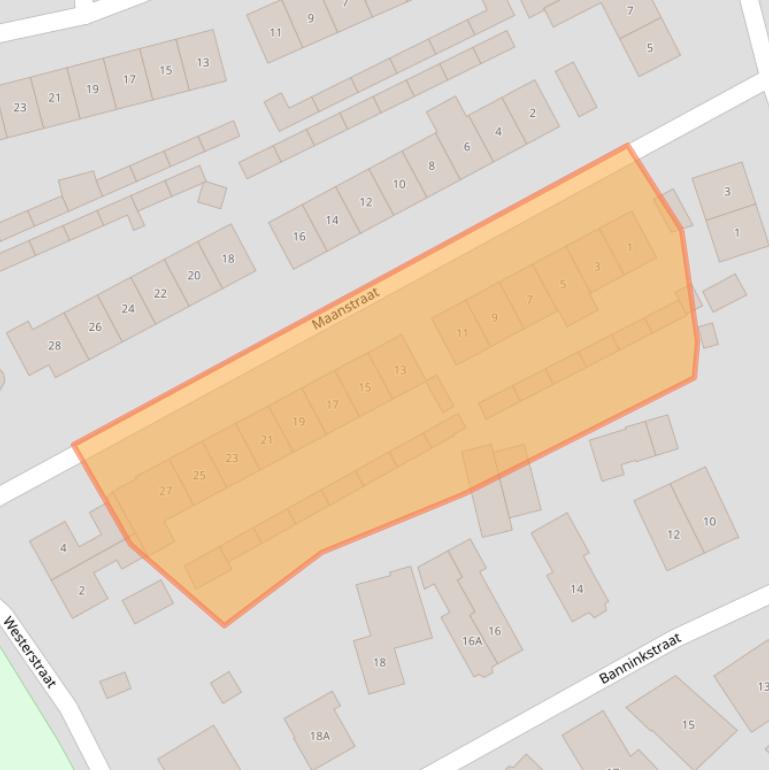 Kaart van postcodegebied 7255BA.