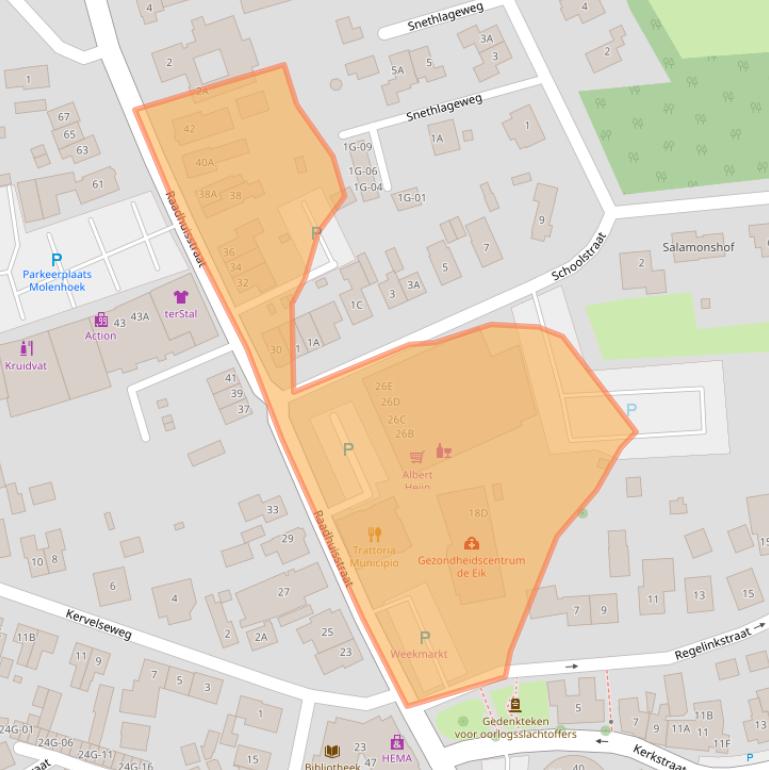 Kaart van postcodegebied 7255BN.
