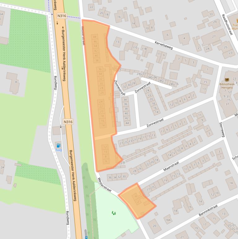 Kaart van postcodegebied 7255BP.