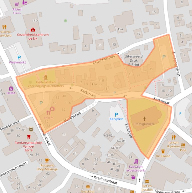 Kaart van postcodegebied 7255CB.