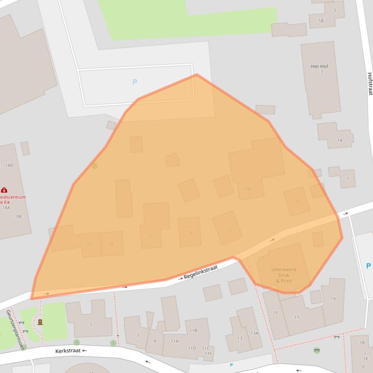 Kaart van postcodegebied 7255CC.