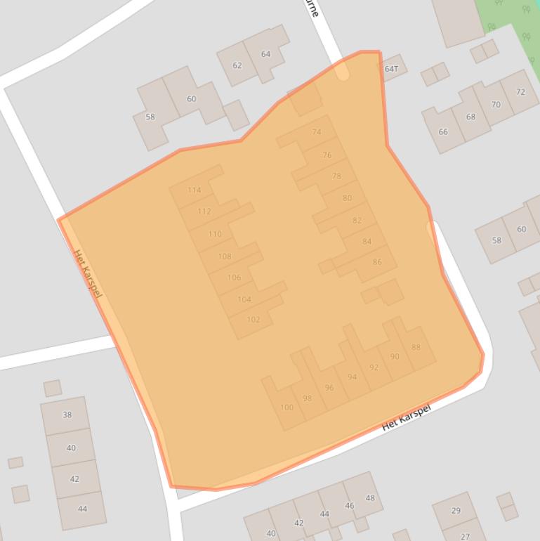 Kaart van postcodegebied 7255CV.