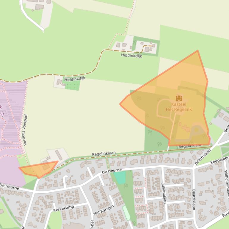 Kaart van postcodegebied 7255DA.