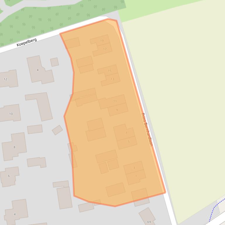 Kaart van postcodegebied 7255DD.