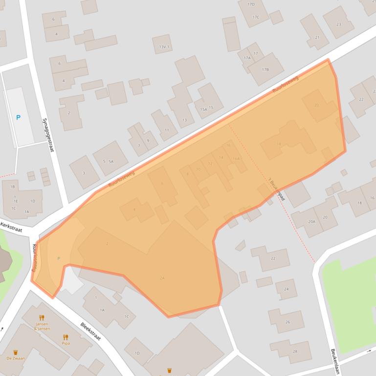 Kaart van postcodegebied 7255DH.