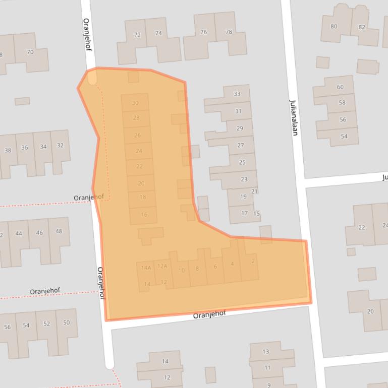 Kaart van postcodegebied 7255EB.