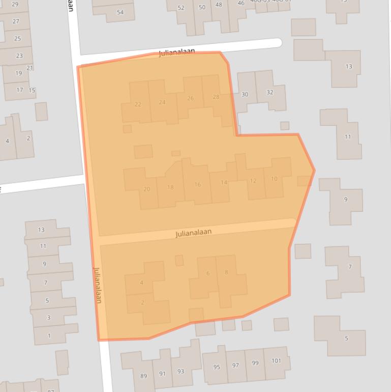 Kaart van postcodegebied 7255EE.