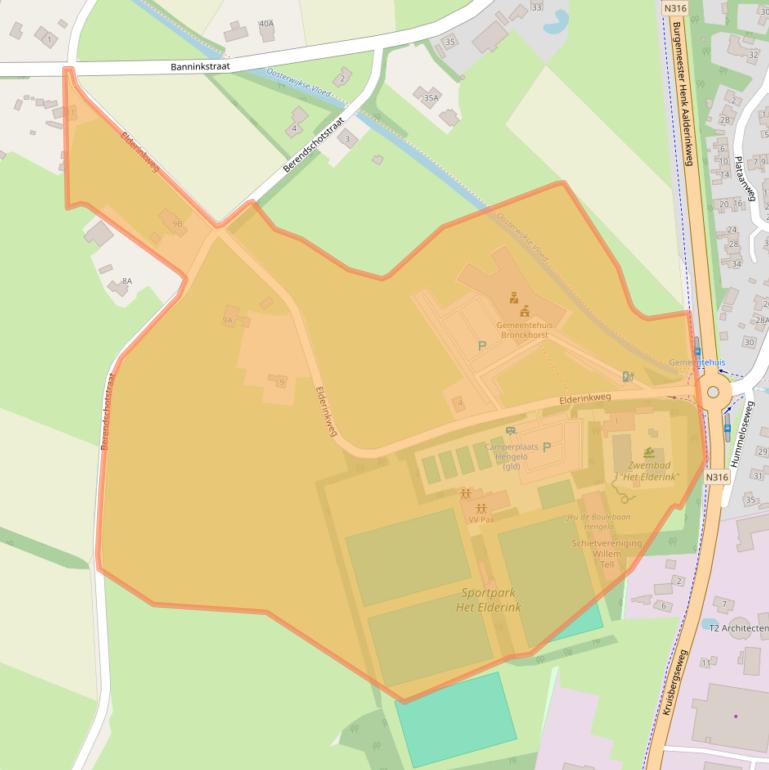 Kaart van postcodegebied 7255KA.