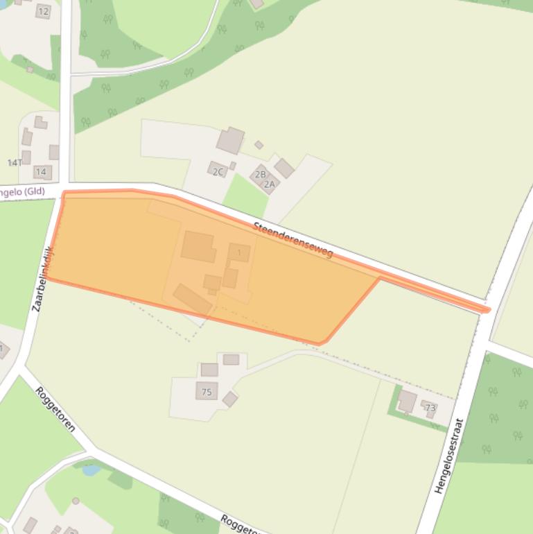 Kaart van postcodegebied 7255KD.