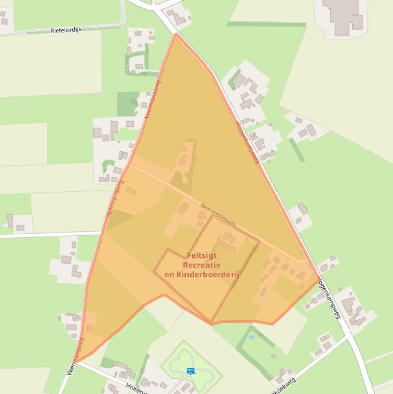 Kaart van postcodegebied 7255KG.