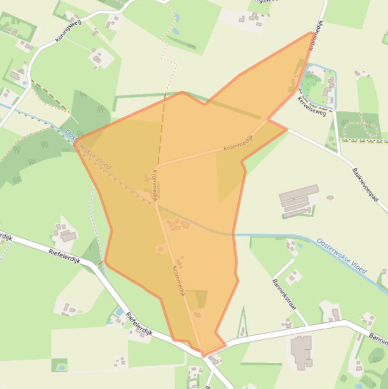 Kaart van postcodegebied 7255KT.