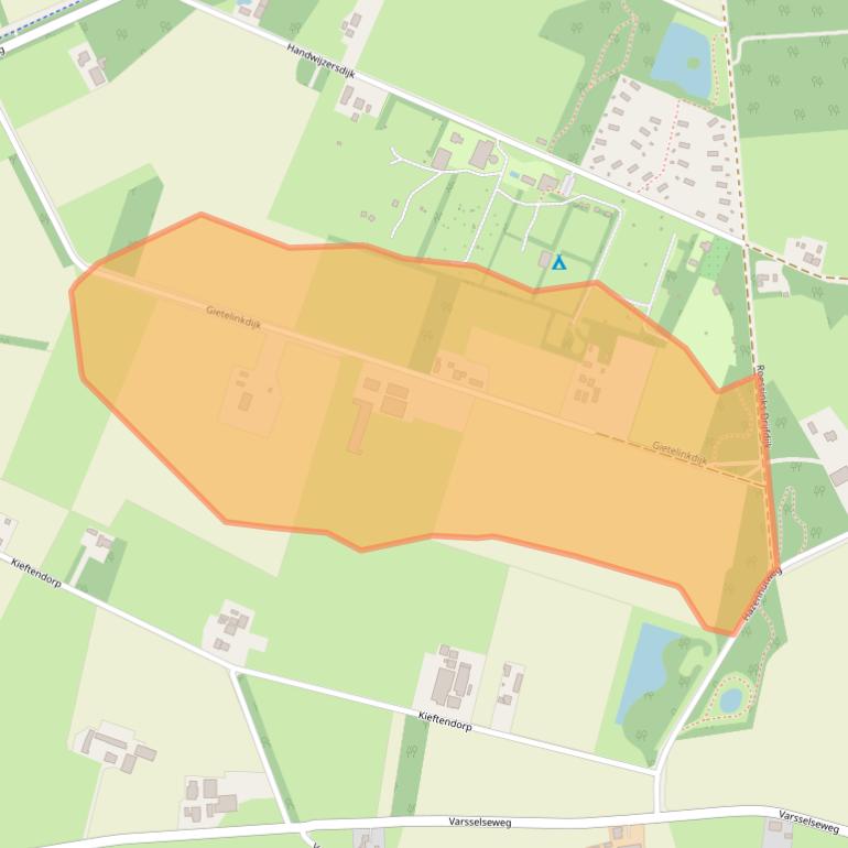 Kaart van postcodegebied 7255MH.