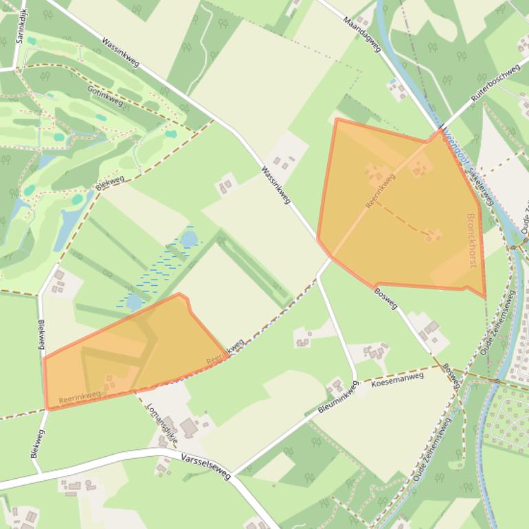 Kaart van postcodegebied 7255MT.