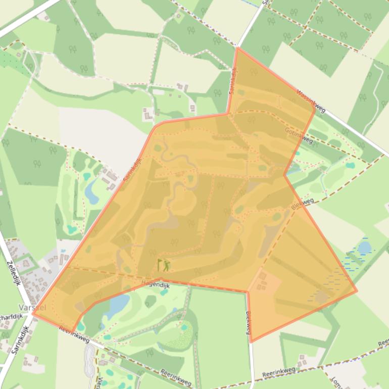 Kaart van postcodegebied 7255MV.