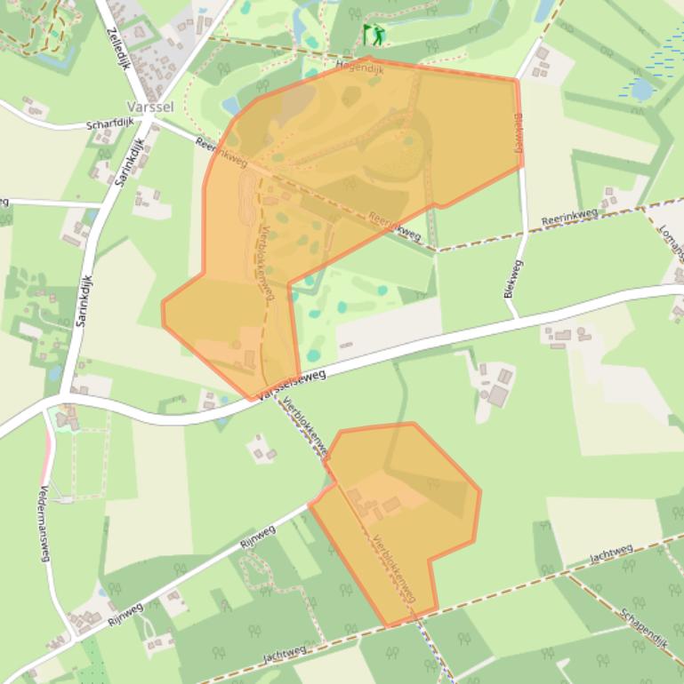 Kaart van postcodegebied 7255MZ.