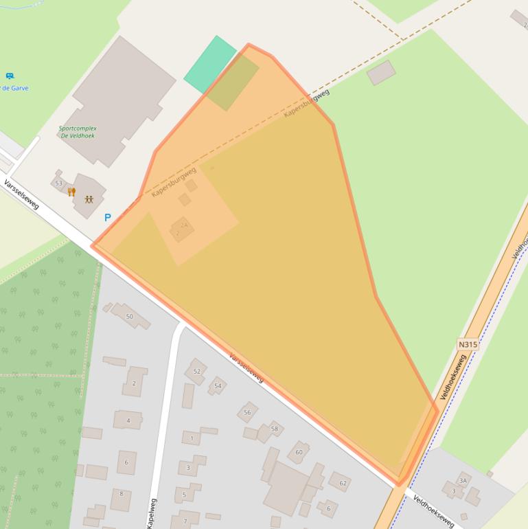 Kaart van postcodegebied 7255NG.