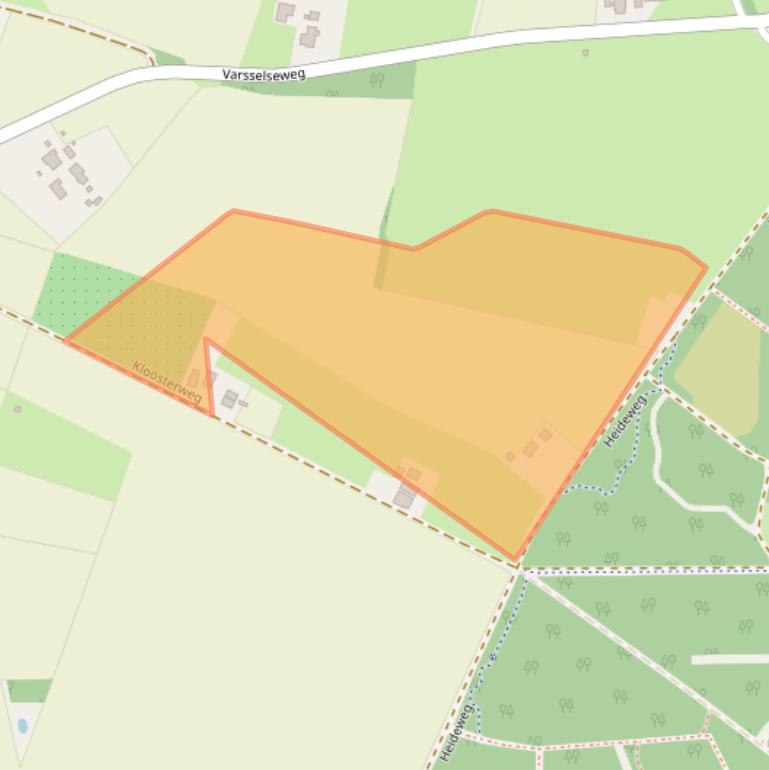 Kaart van postcodegebied 7255PA.