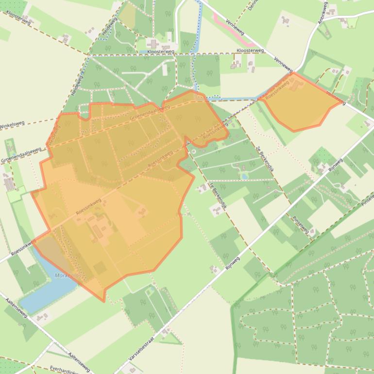 Kaart van postcodegebied 7255PC.