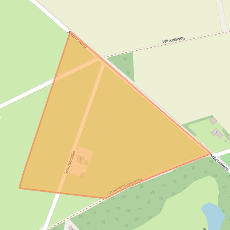 Kaart van postcodegebied 7255PH.