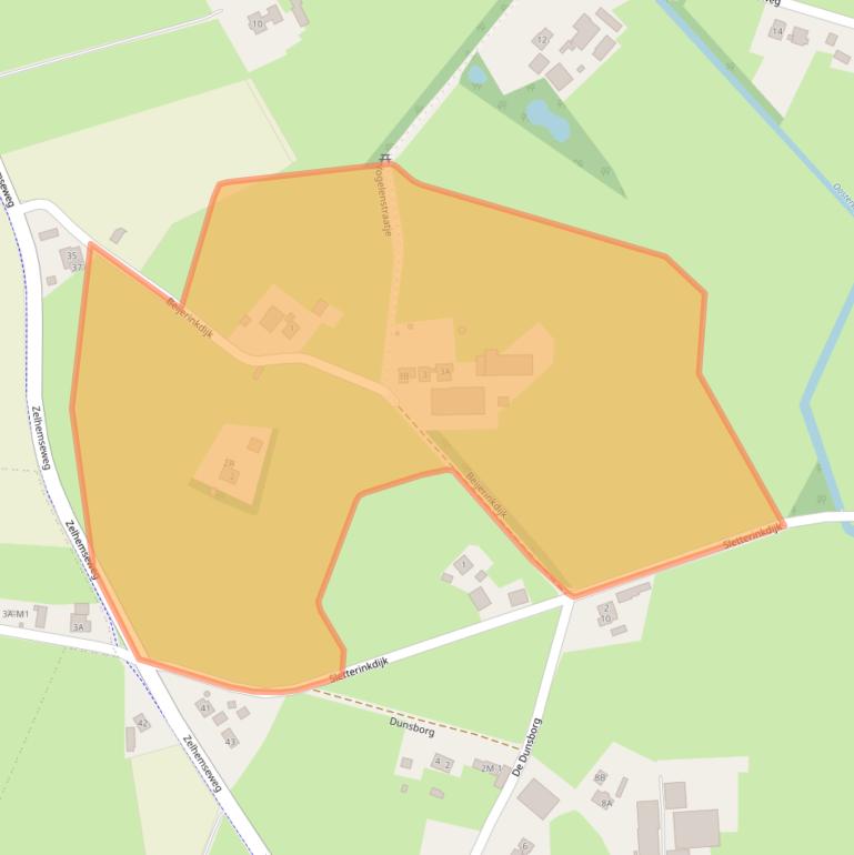 Kaart van postcodegebied 7255PP.