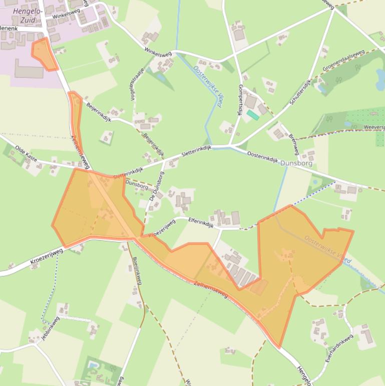 Kaart van postcodegebied 7255PV.