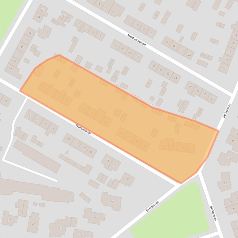 Kaart van postcodegebied 7255XG.