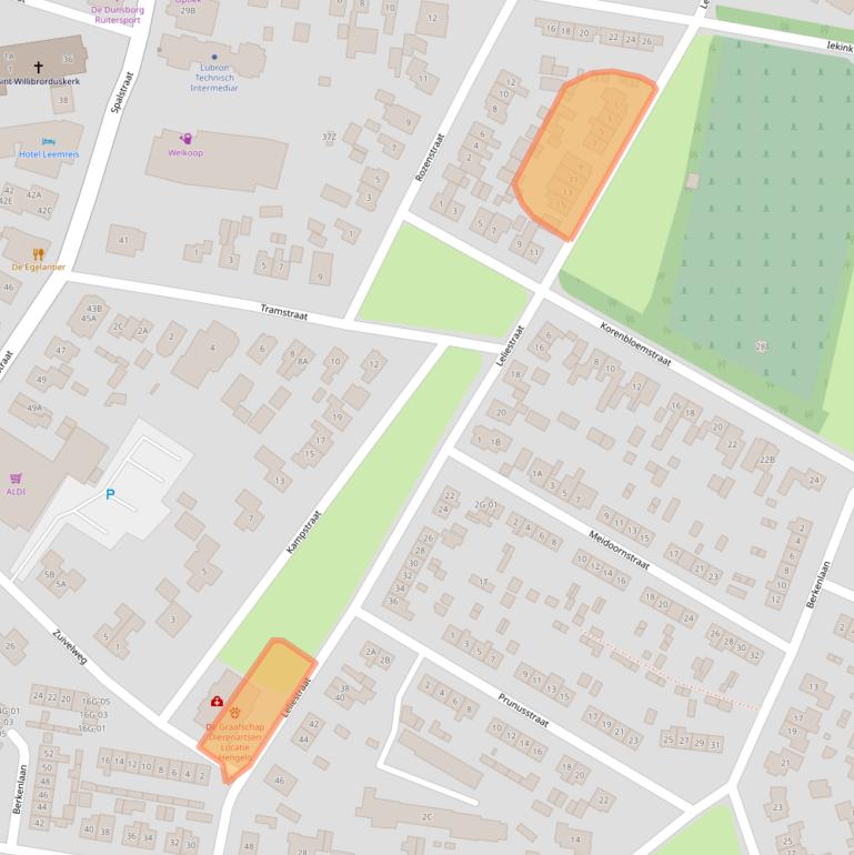 Kaart van postcodegebied 7255XM.