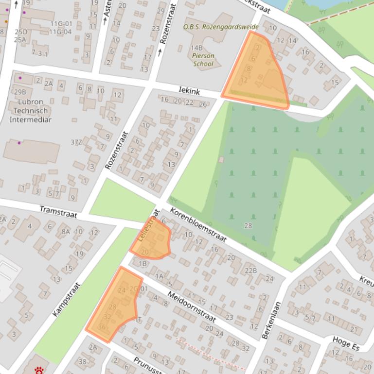 Kaart van postcodegebied 7255XN.