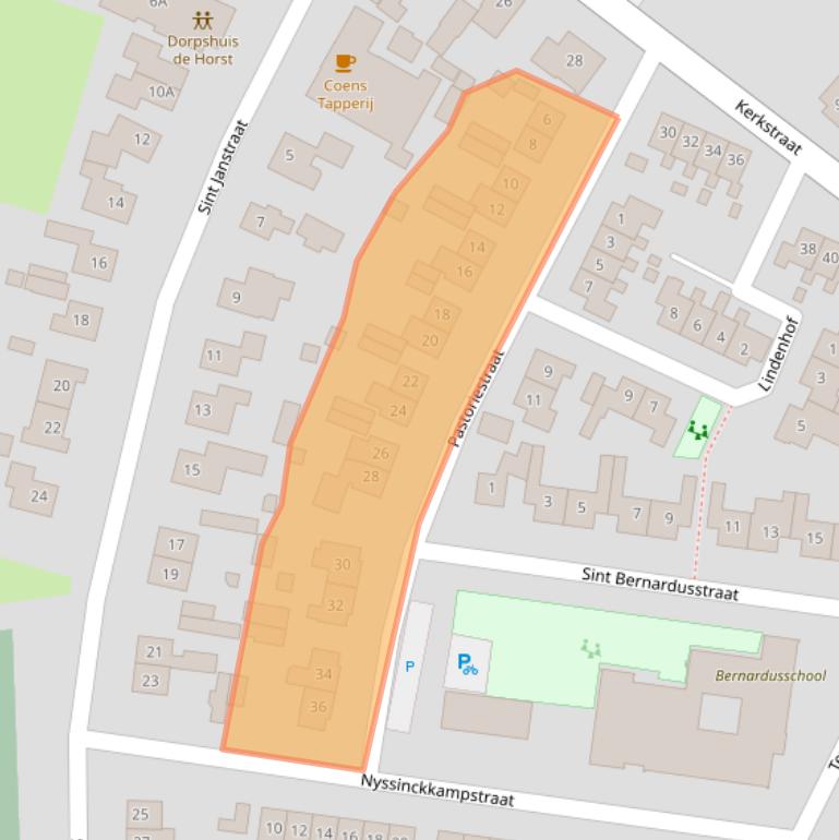 Kaart van postcodegebied 7256AN.