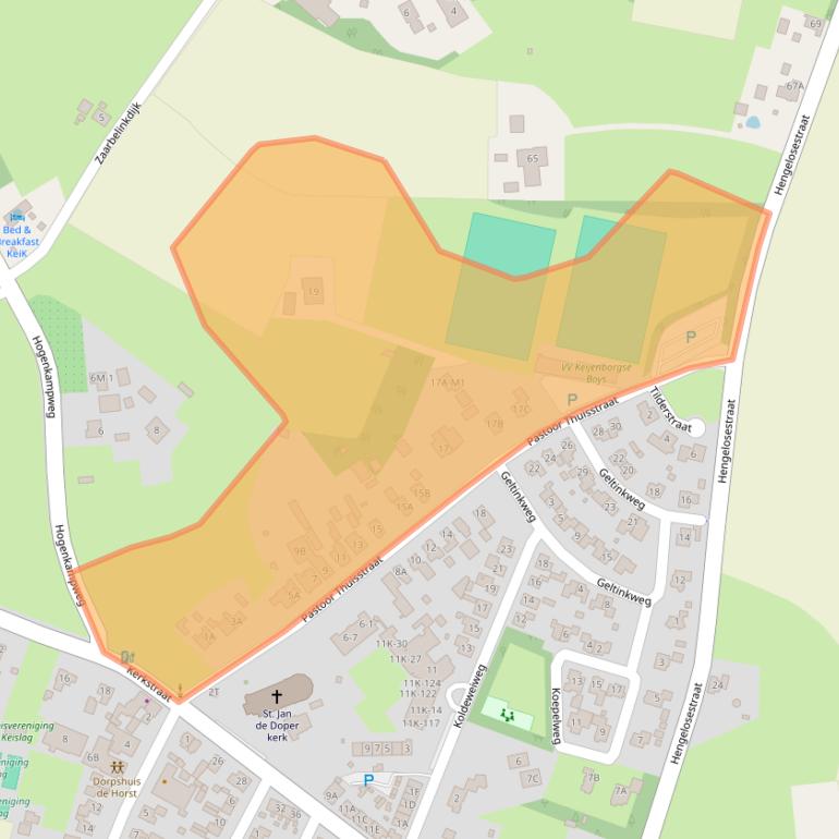 Kaart van postcodegebied 7256AW.